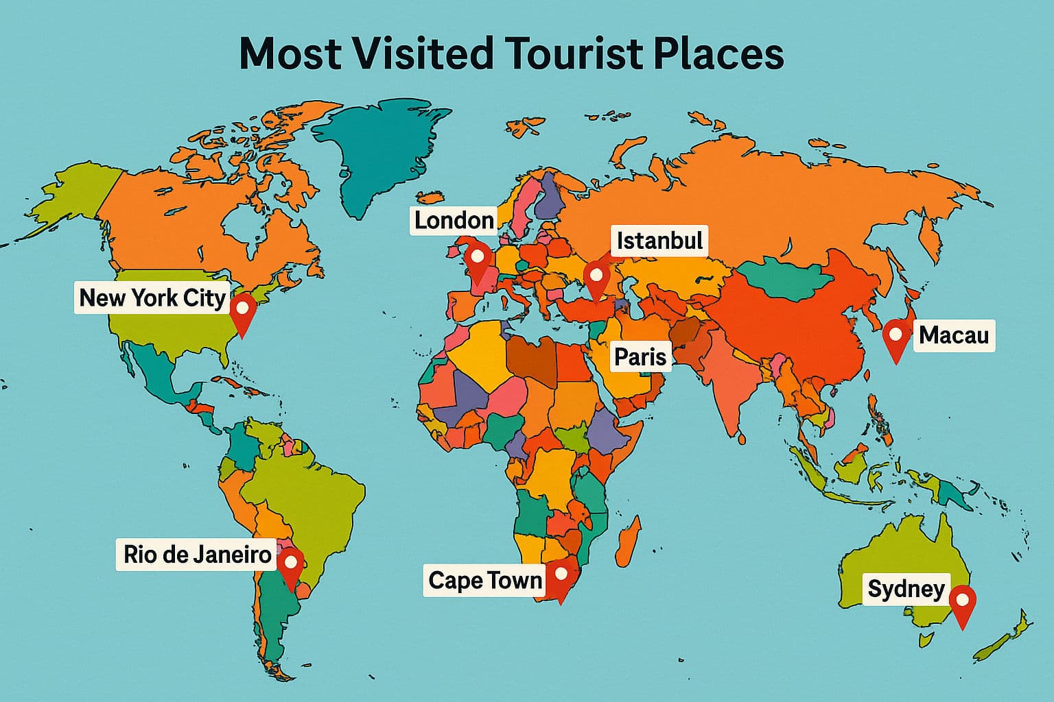 Most visited destination